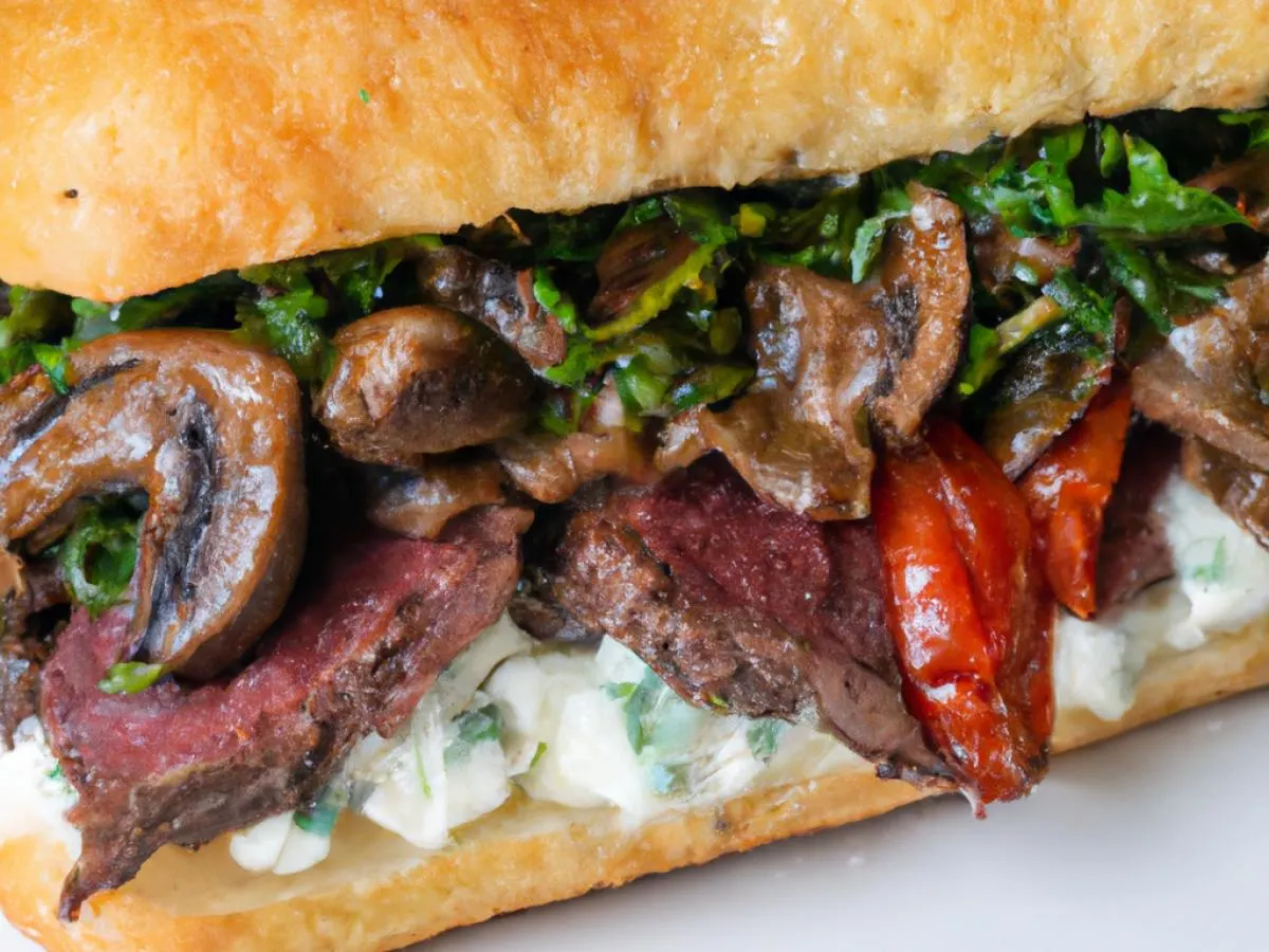 The Merry Steak Sandwich The Merry Steak Sandwich