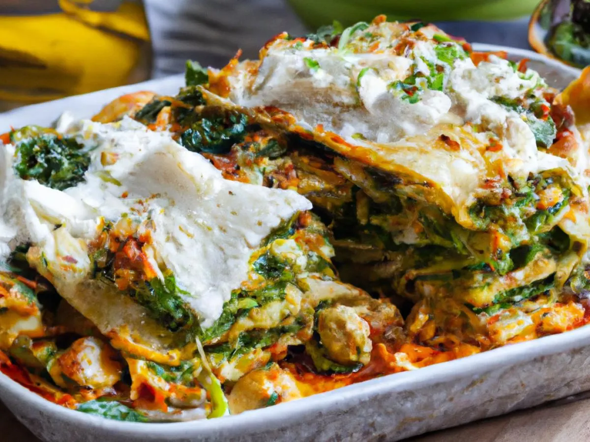 Vegetarian Lasagna Box Vegetarian Lasagna Box