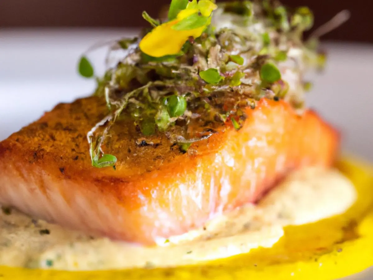 Seared Salmon Filet Seared Salmon Filet