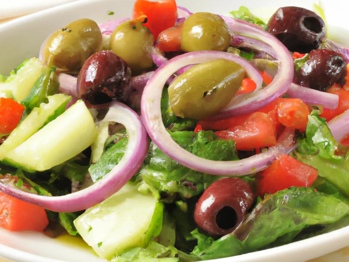 Italian Side Salad with Italian Dressing Italian Side Salad with Italian Dressing