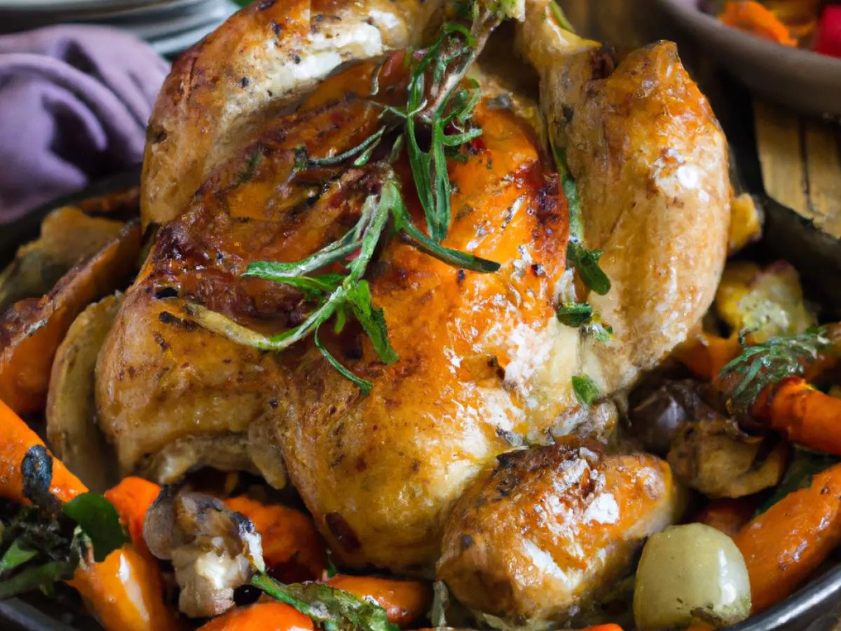 AF Light Carb Oven Roasted Chicken with Roasted Veggies AF Light Carb Oven Roasted Chicken with Roasted Veggies