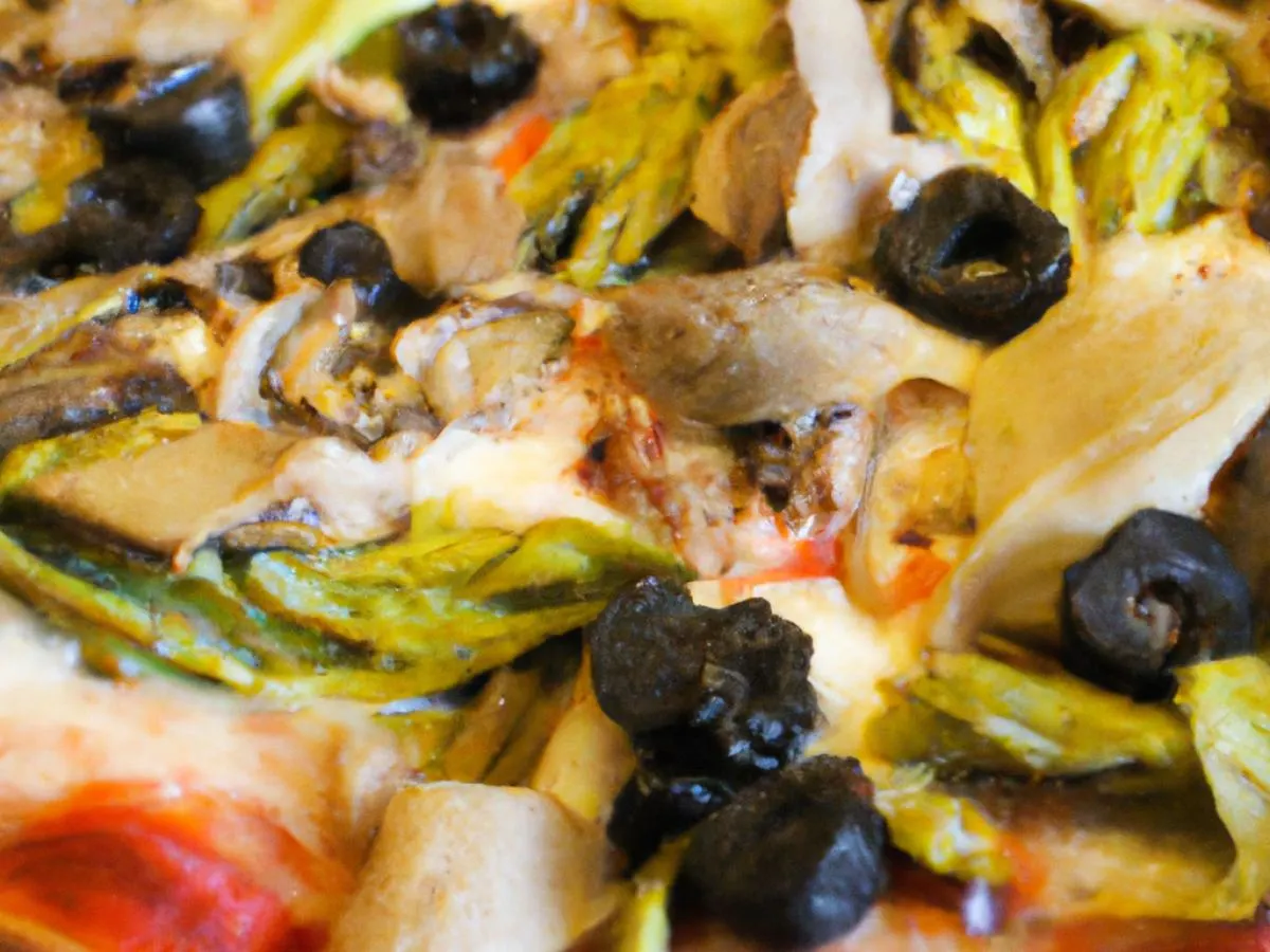 Gluten-Free Dairy-Free Guinevere's Garden Delight Pizza (Vegan]