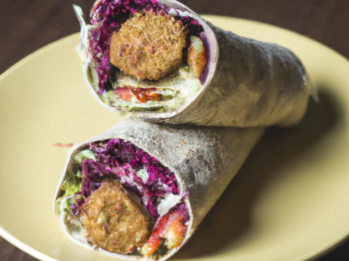 Super Falafel Lavash Wrap Super Falafel Lavash Wrap