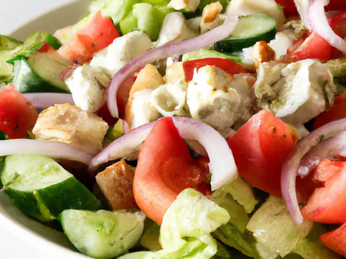 Allergen Free Greek Salad with Chicken Allergen Free Greek Salad with Chicken