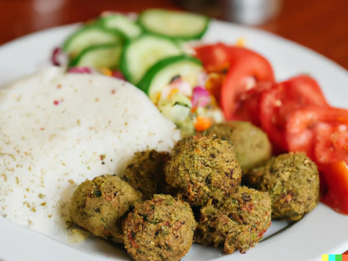Gluten and Dairy Free Falafel Plate Gluten and Dairy Free Falafel Plate