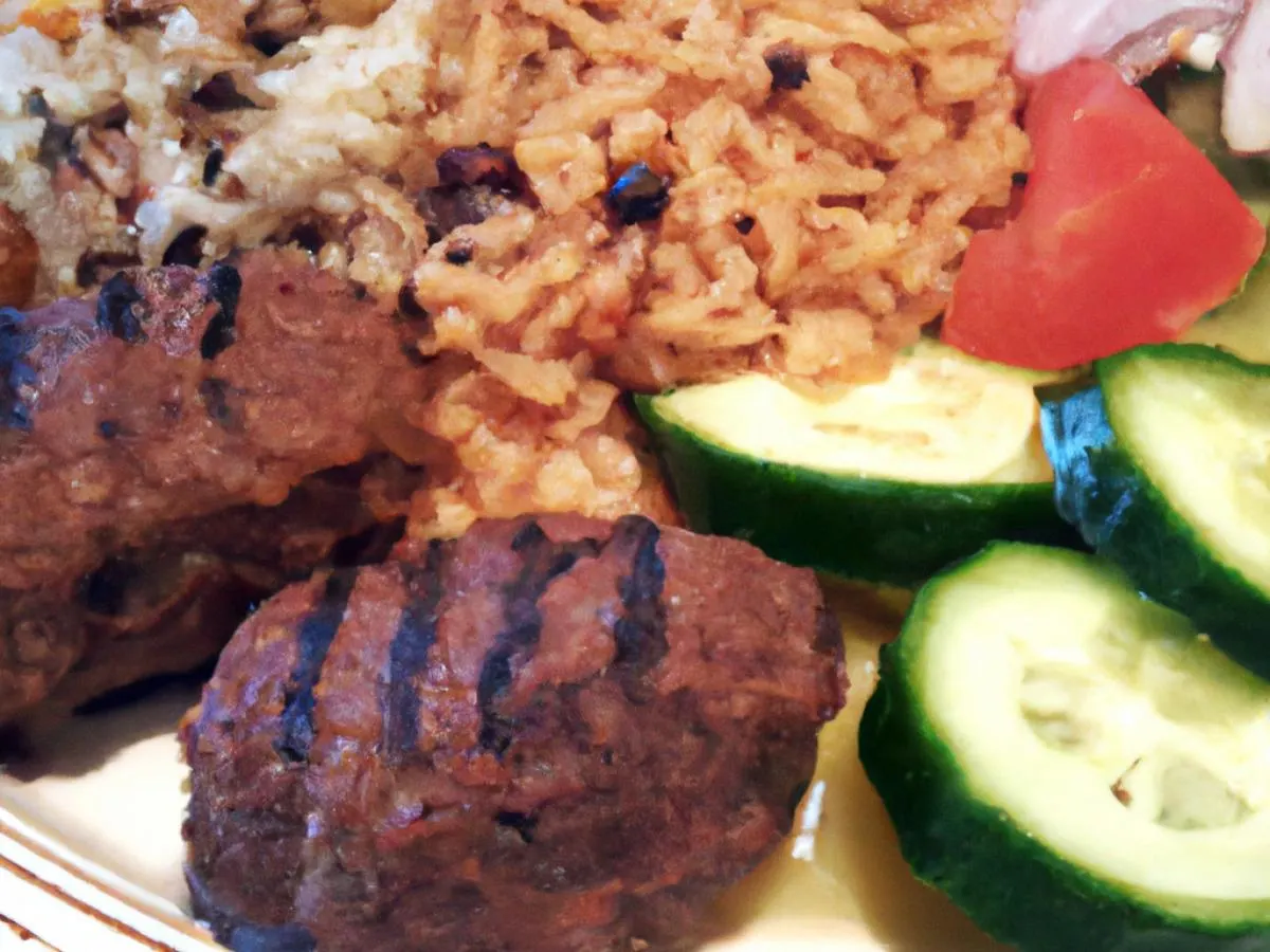 Allergen Free Kufta Kabob Plate Allergen Free Kufta Kabob Plate