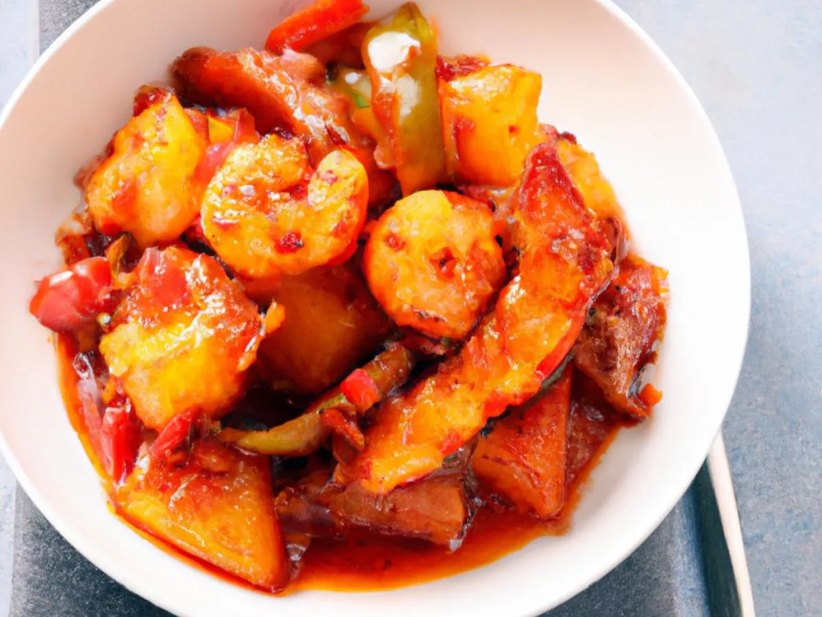 Shrimp Jalfrezi Shrimp Jalfrezi