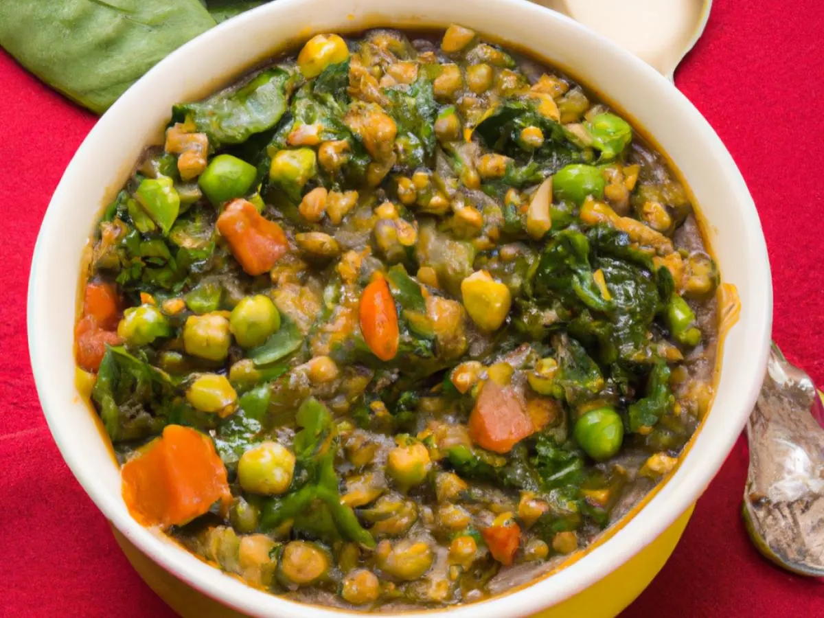 Vegetable Dhanshak Vegetable Dhanshak