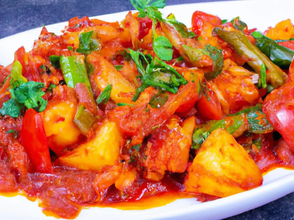 Vegetable Jalfrezi Vegetable Jalfrezi