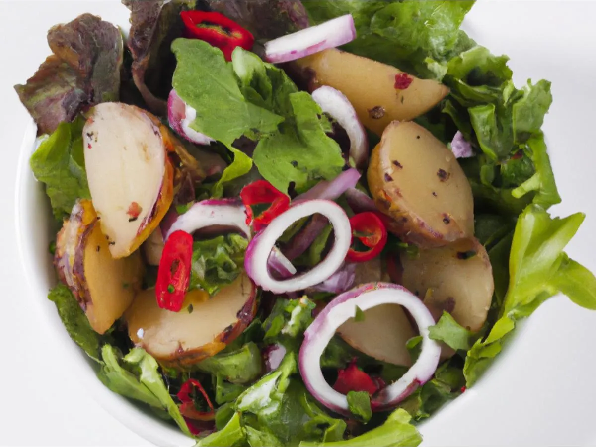 Rajas Potatoes & Peppers Salad (Vegan)