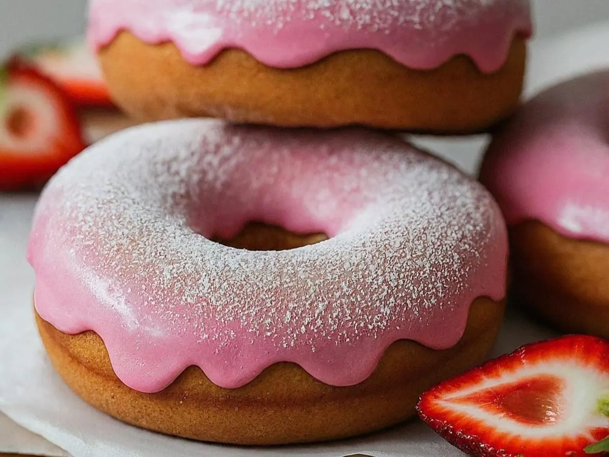 Strawberry Sugar Donut Strawberry Sugar Donut