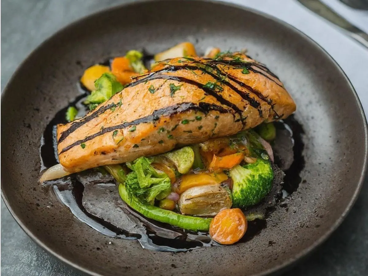 Marinated Atlantic Salmon Balsamico Marinated Atlantic Salmon Balsamico