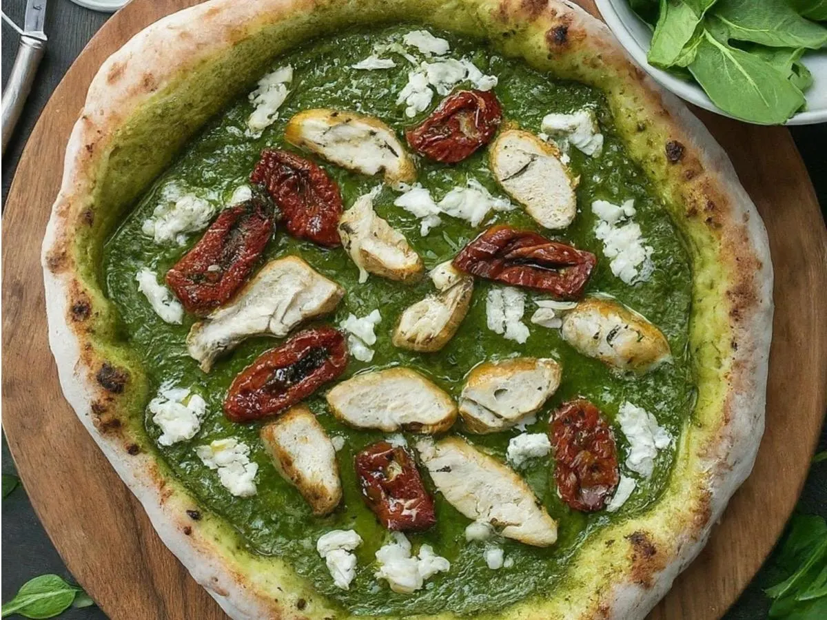 10" Pesto Chicken Pizza 10" Pesto Chicken Pizza