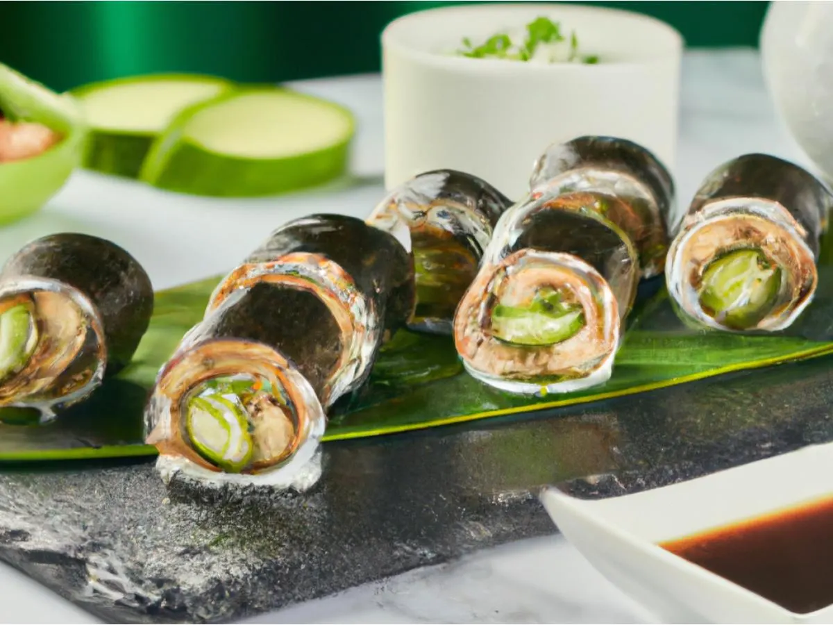 Two Rolls Combo + Seaweed Salad: Salmon & Steak Rolls Two Rolls Combo + Seaweed Salad: Salmon & Steak Rolls
