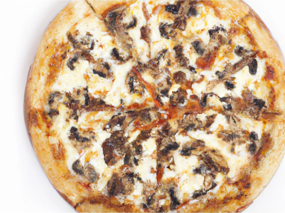 Personal Pizza With Mushrooms Personal Pizza With Mushrooms