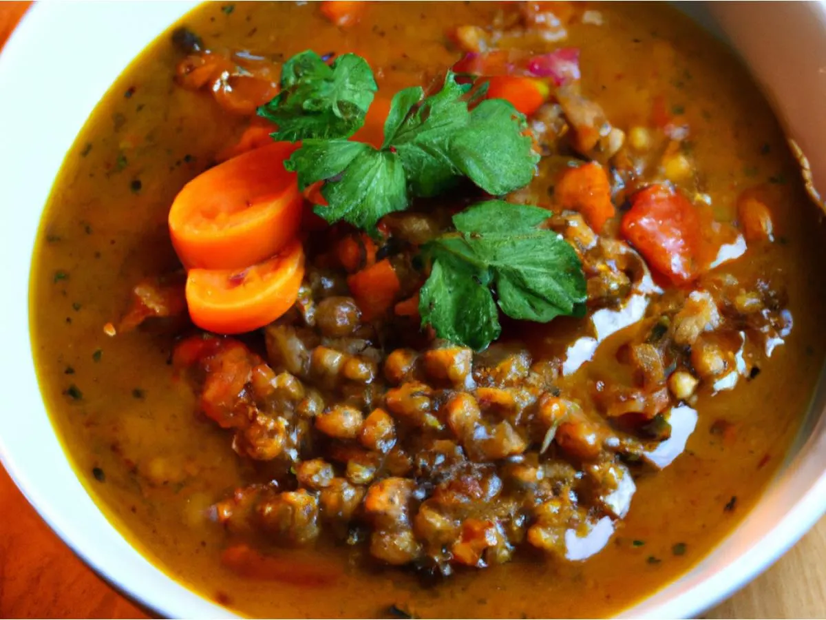 Large Moroccan Lentil Soup Large Moroccan Lentil Soup