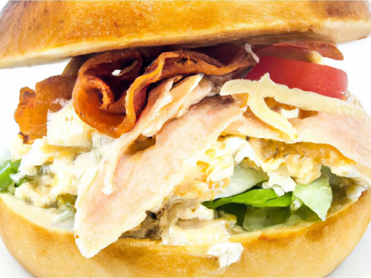 The GC Club Bagel Sandwich The GC Club Bagel Sandwich