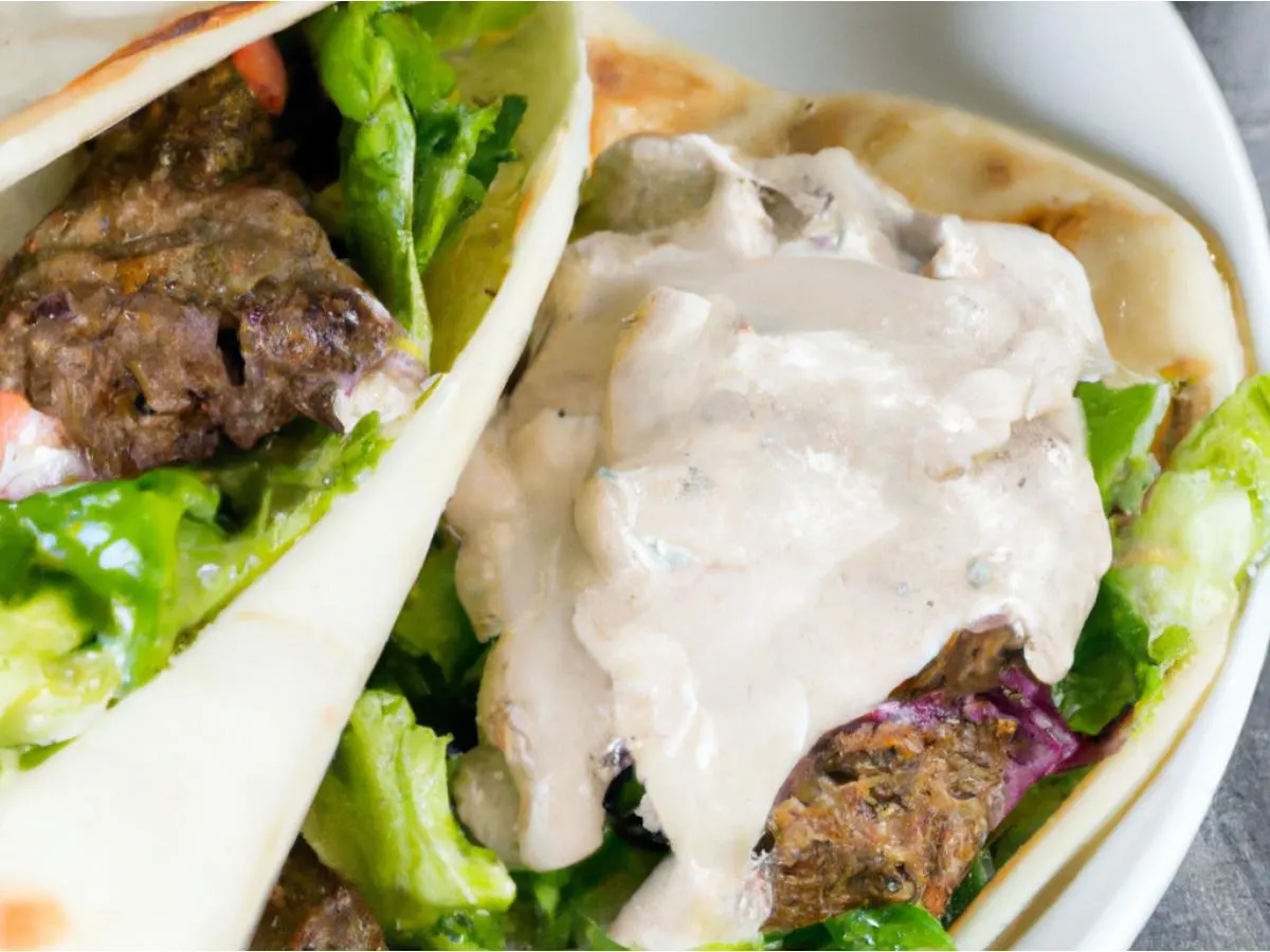 Beef Kabob Wrap
