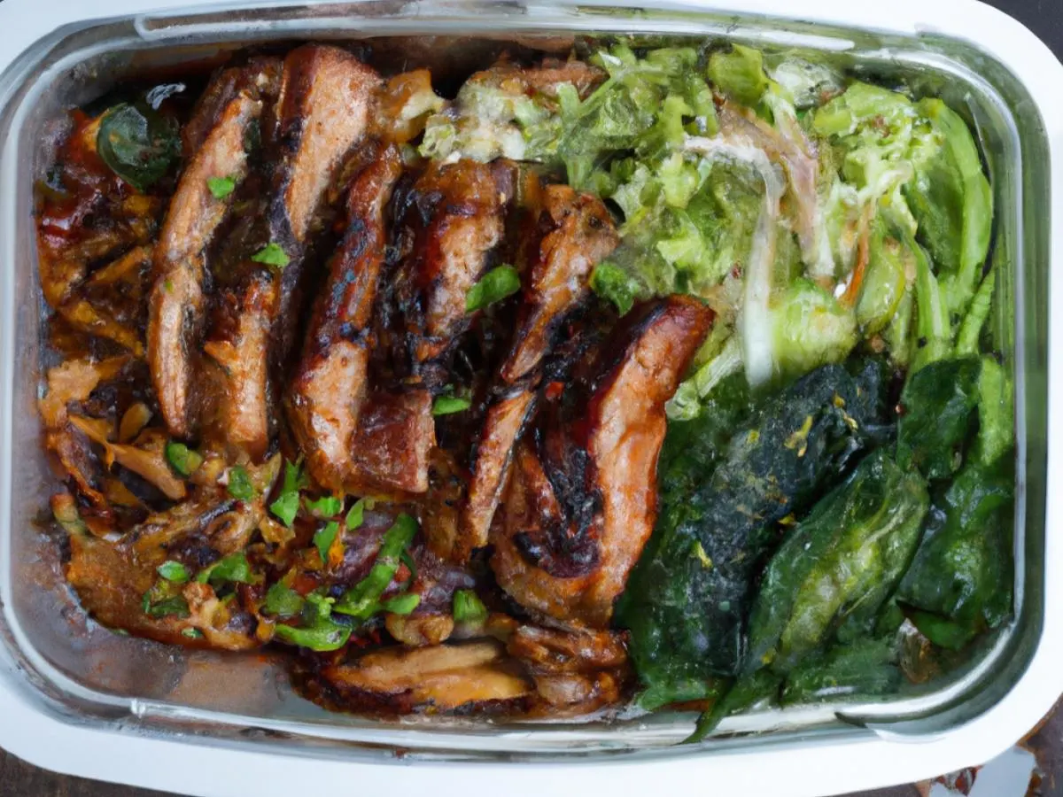 Light Carb Shoyu Glazed Pork Bento Box