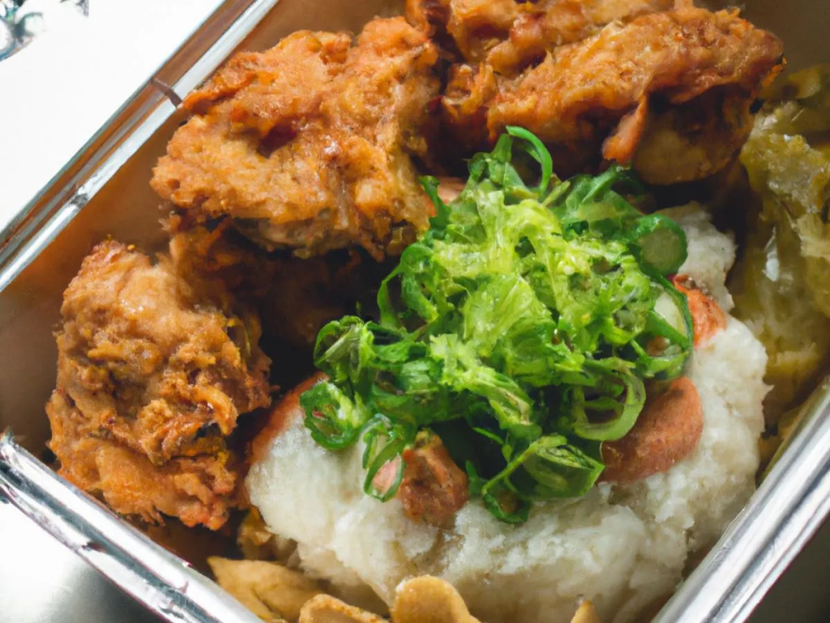 Gluten-Free Karaage Fried Chicken Bento Box