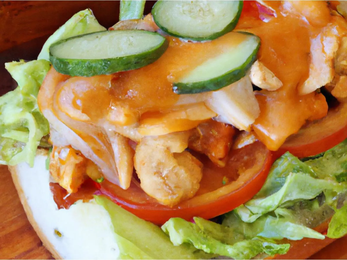 Regular Buffalo Chicken Sub on Parmesan Bread Regular Buffalo Chicken Sub on Parmesan Bread