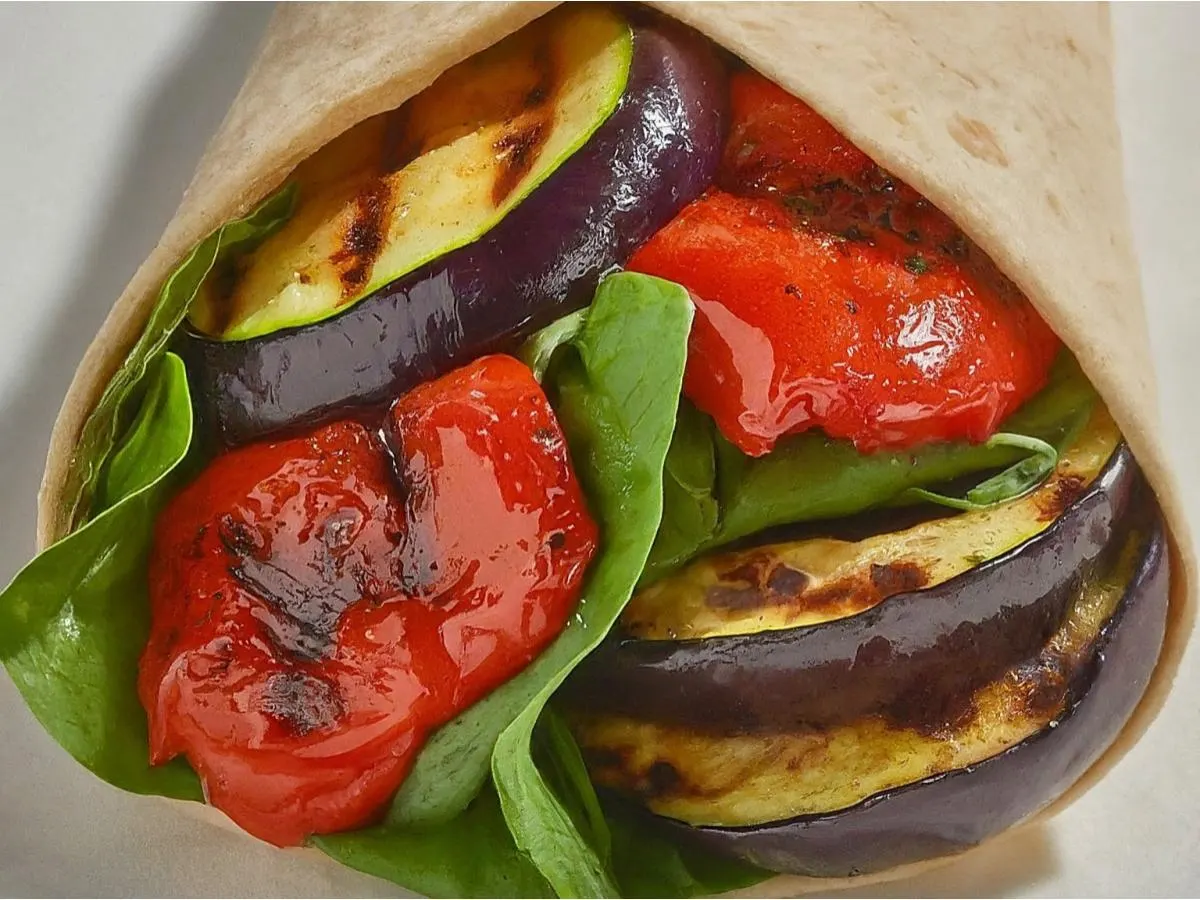 Grilled Vegetables Wrap Grilled Vegetables Wrap