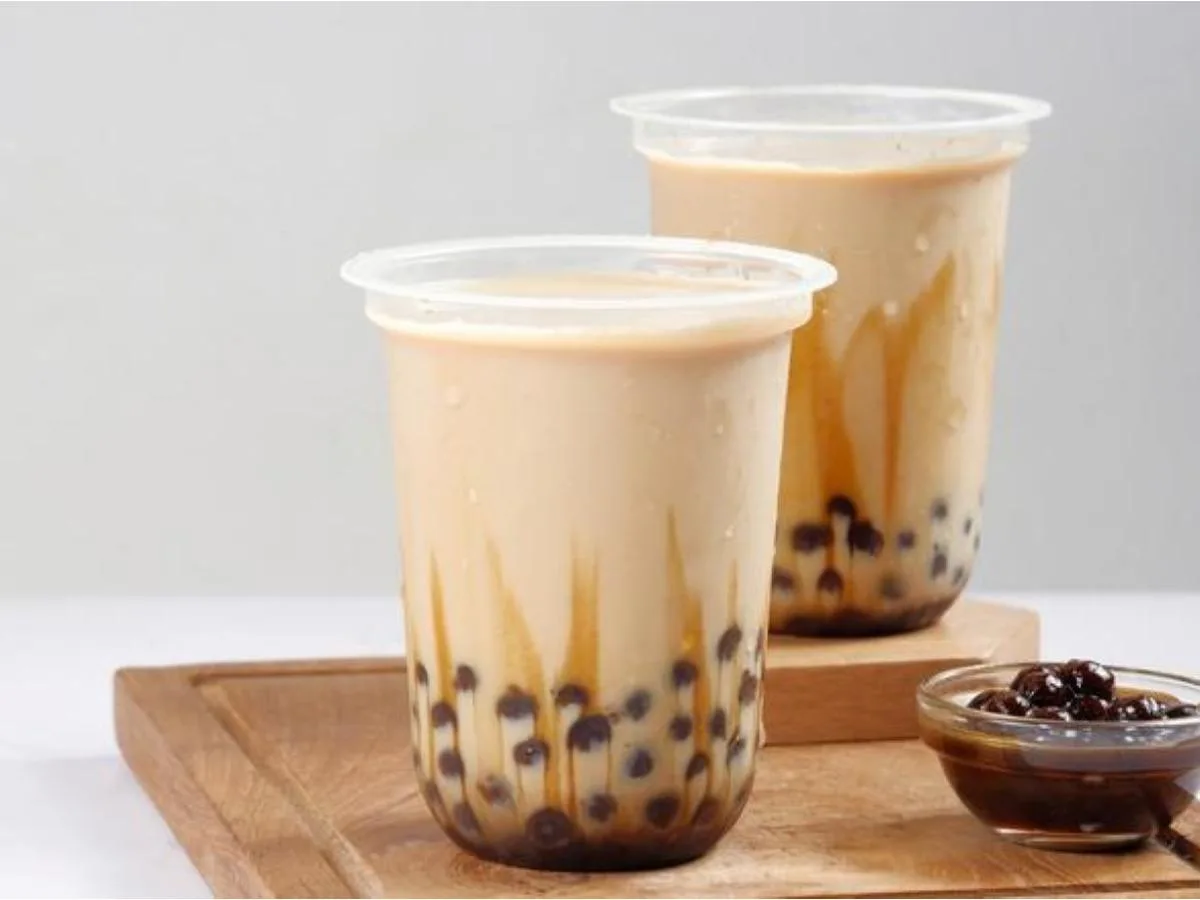 Rose Black Milk Tea with Non Dairy Creamer (Half Sweetness) Rose Black Milk Tea with Non Dairy Creamer (Half Sweetness)
