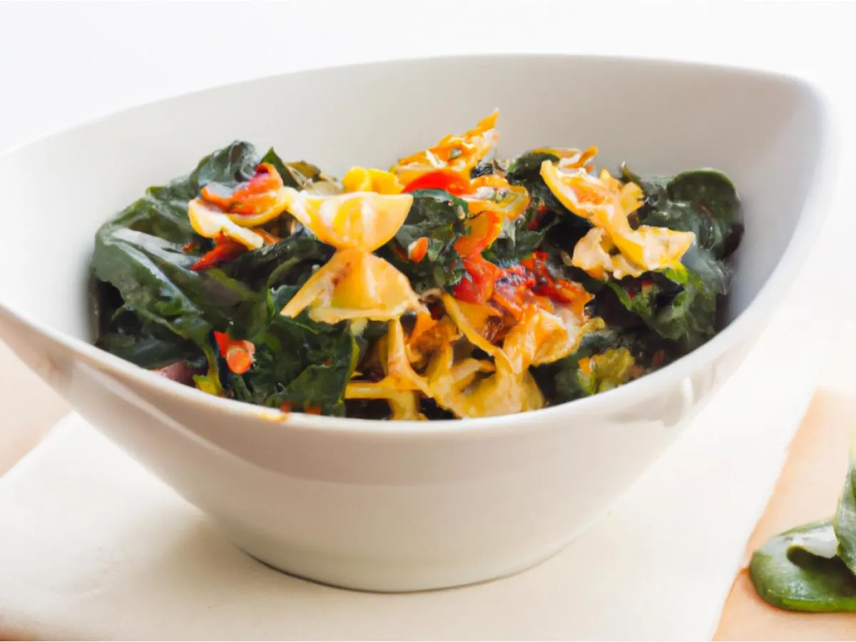 Farfalle Baby Spinach, Roasted Peppers, Lemon Zest and Roasted Shallot Oil Farfalle Baby Spinach, Roasted Peppers, Lemon Zest and Roasted Shallot Oil