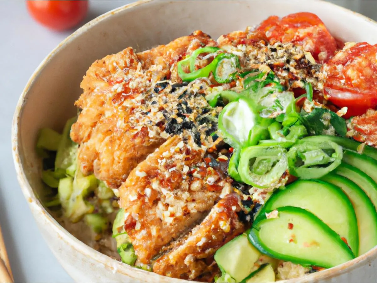 Chicken Katsu Poke Plenty Bowl Chicken Katsu Poke Plenty Bowl