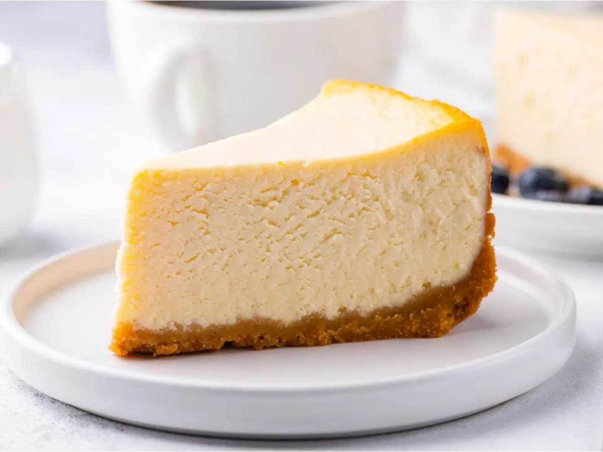 New York Style Cheesecake with No Whipped Cream
