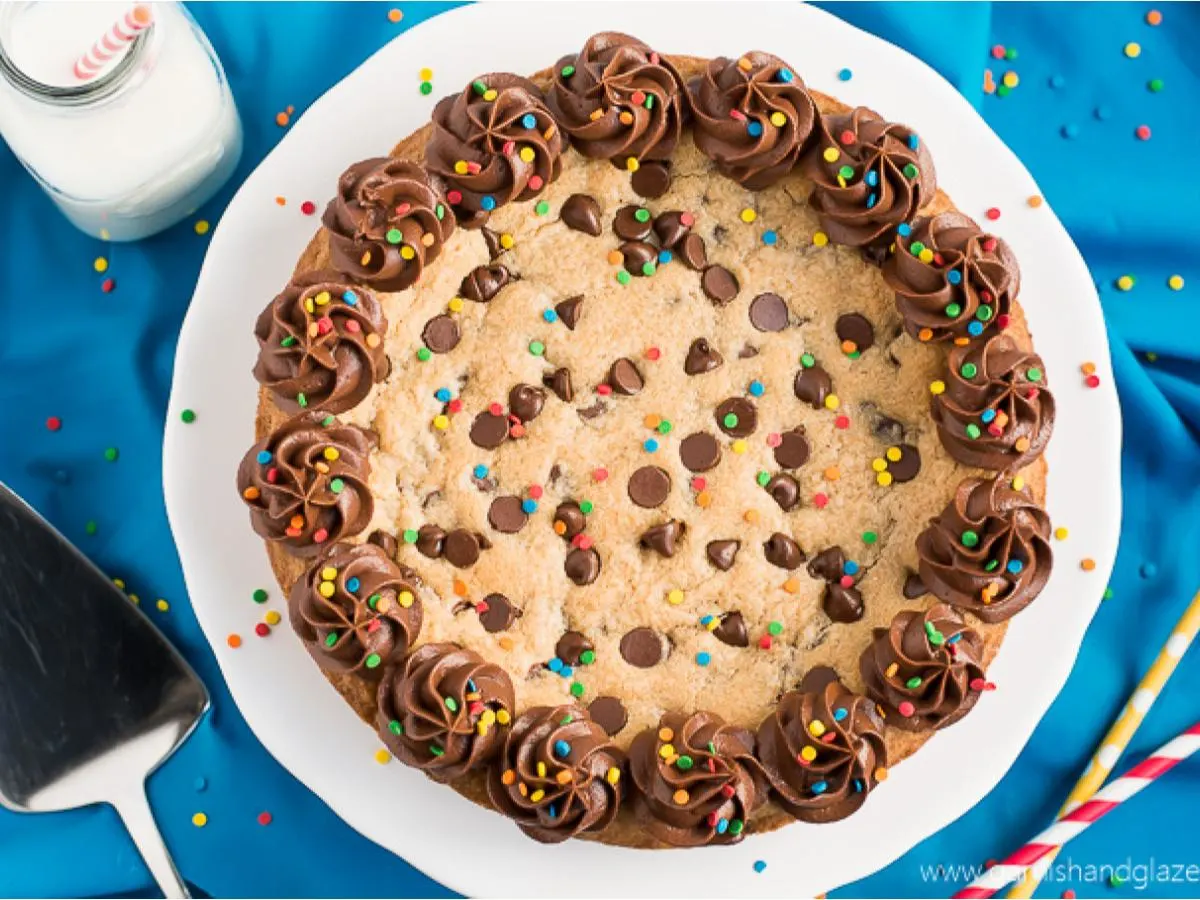 8' Vegan Chocolate Chip Cookie Cake