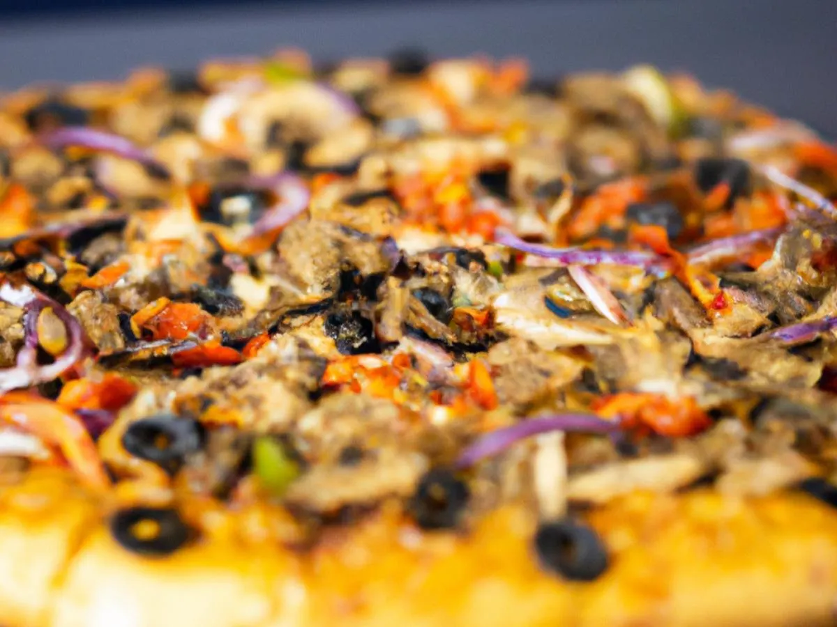 Personal Vegan Veggie Pizza Personal Vegan Veggie Pizza