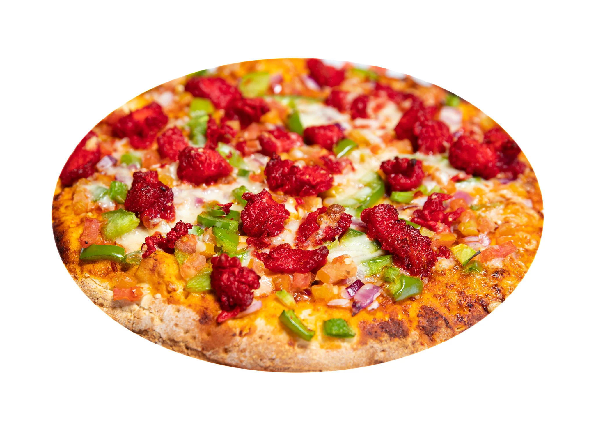 Personal Chili Chicken Pizza Personal Chili Chicken Pizza