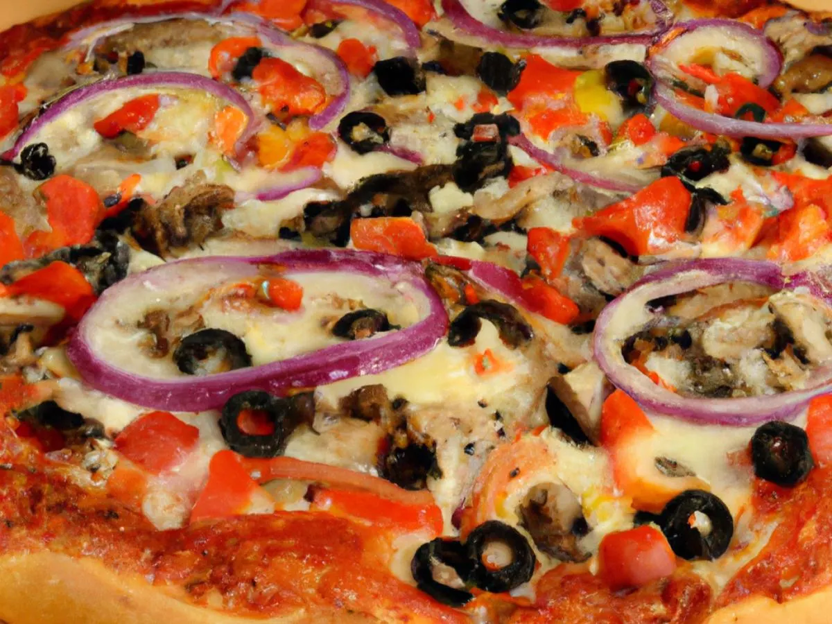 Large Vegetarian Pizza Large Vegetarian Pizza