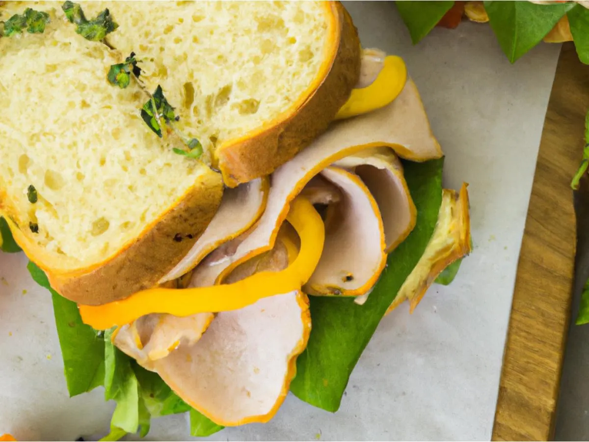 Hickory Double House Smoked Turkey Sandwich Hickory Double House Smoked Turkey Sandwich