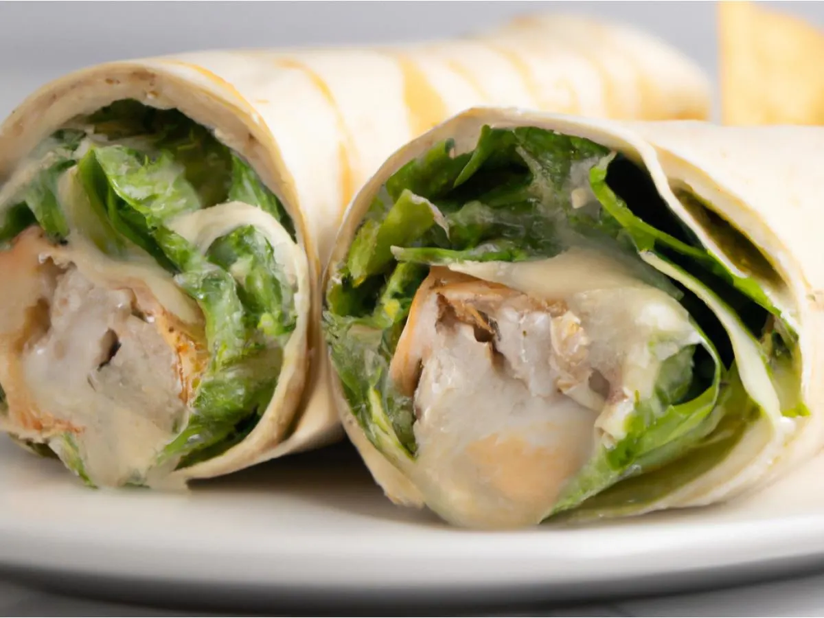 Grilled Chicken Caesar Wrap Grilled Chicken Caesar Wrap