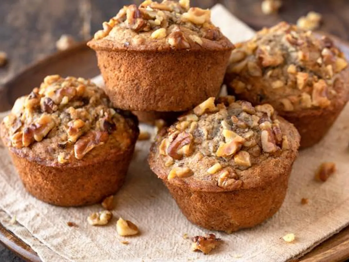Banana Nut Muffins Banana Nut Muffins