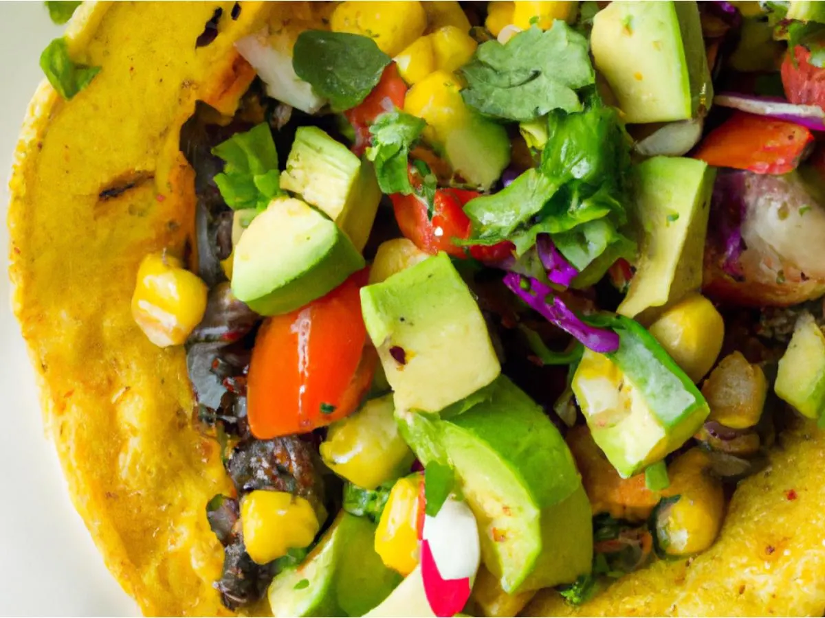Taco Vegan Salad Taco Vegan Salad