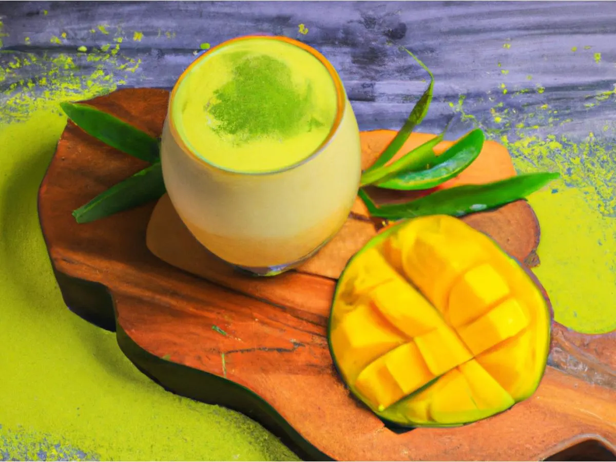 Mango Matcha Smoothie [24 oz 25% Sweet]