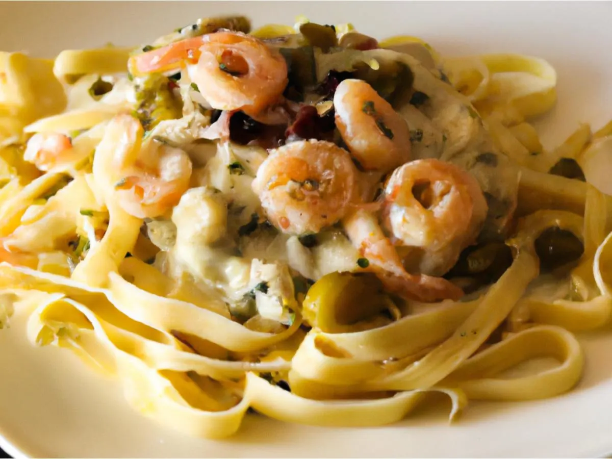 Fettuccini Shrimp Alfredo Pasta Fettuccini Shrimp Alfredo Pasta
