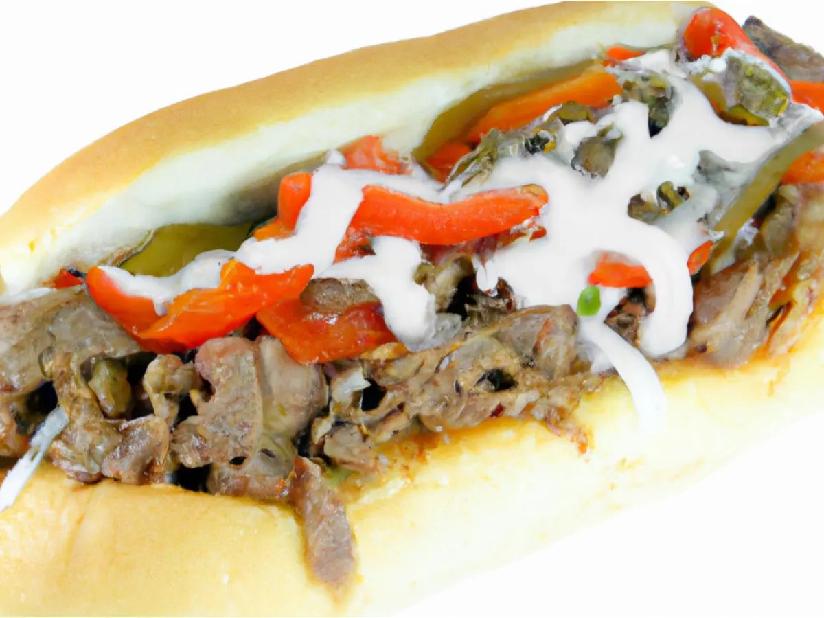 Classic Cheese Steak with Sweet Peppers