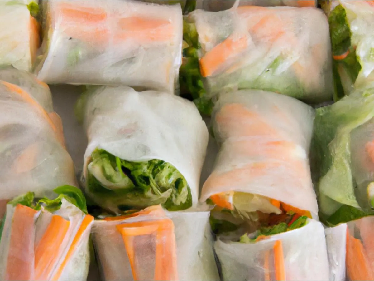 Vegetarian Spring Rolls Vegetarian Spring Rolls