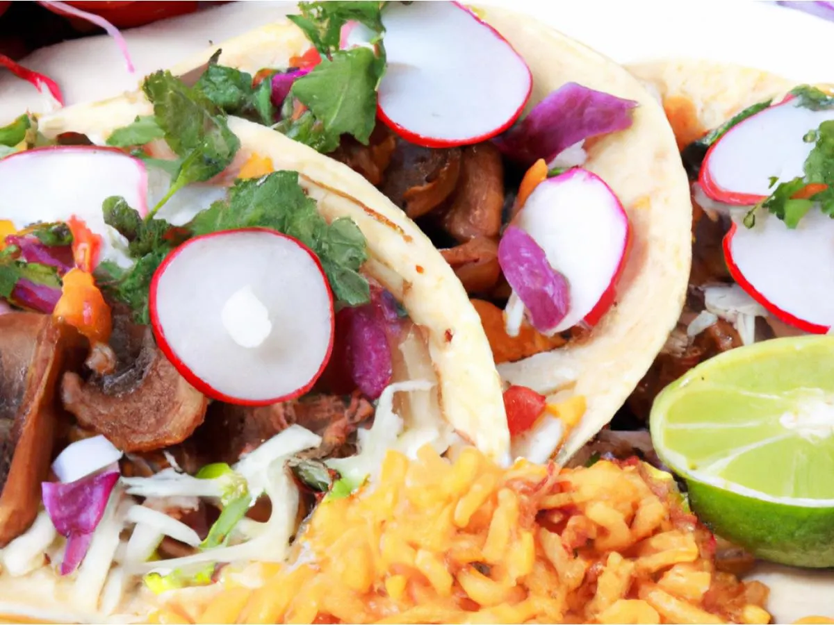 Vegan Mushrooms and Avocado (Corn) Tacos Box Vegan Mushrooms and Avocado (Corn) Tacos Box