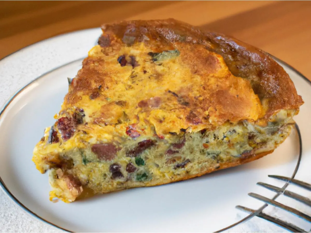 Gluten Free Frittata-Style Sausage "Quiche"