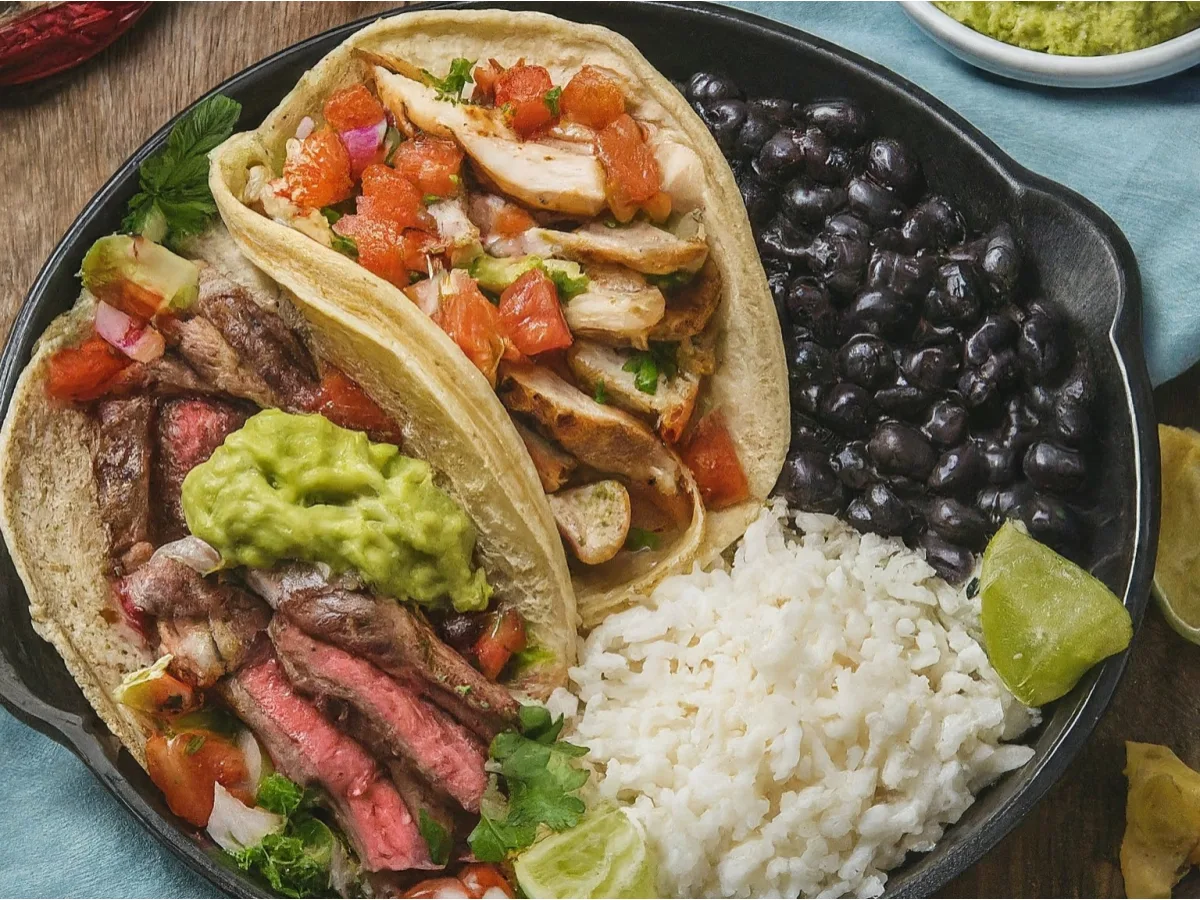 Dual Protein - Grilled Steak and Chicken Tacos Dual Protein - Grilled Steak and Chicken Tacos