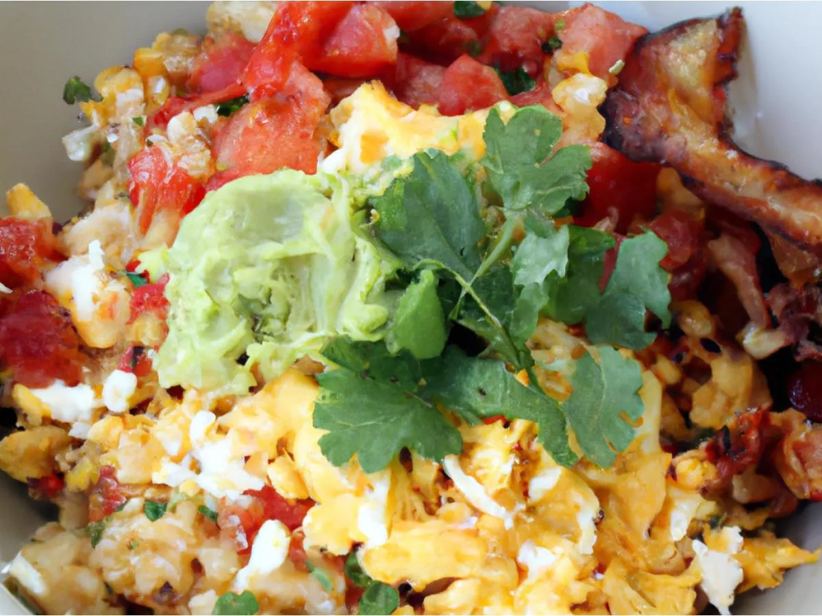 Dairy Free Bacon Breakfast Burrito Bowl Dairy Free Bacon Breakfast Burrito Bowl