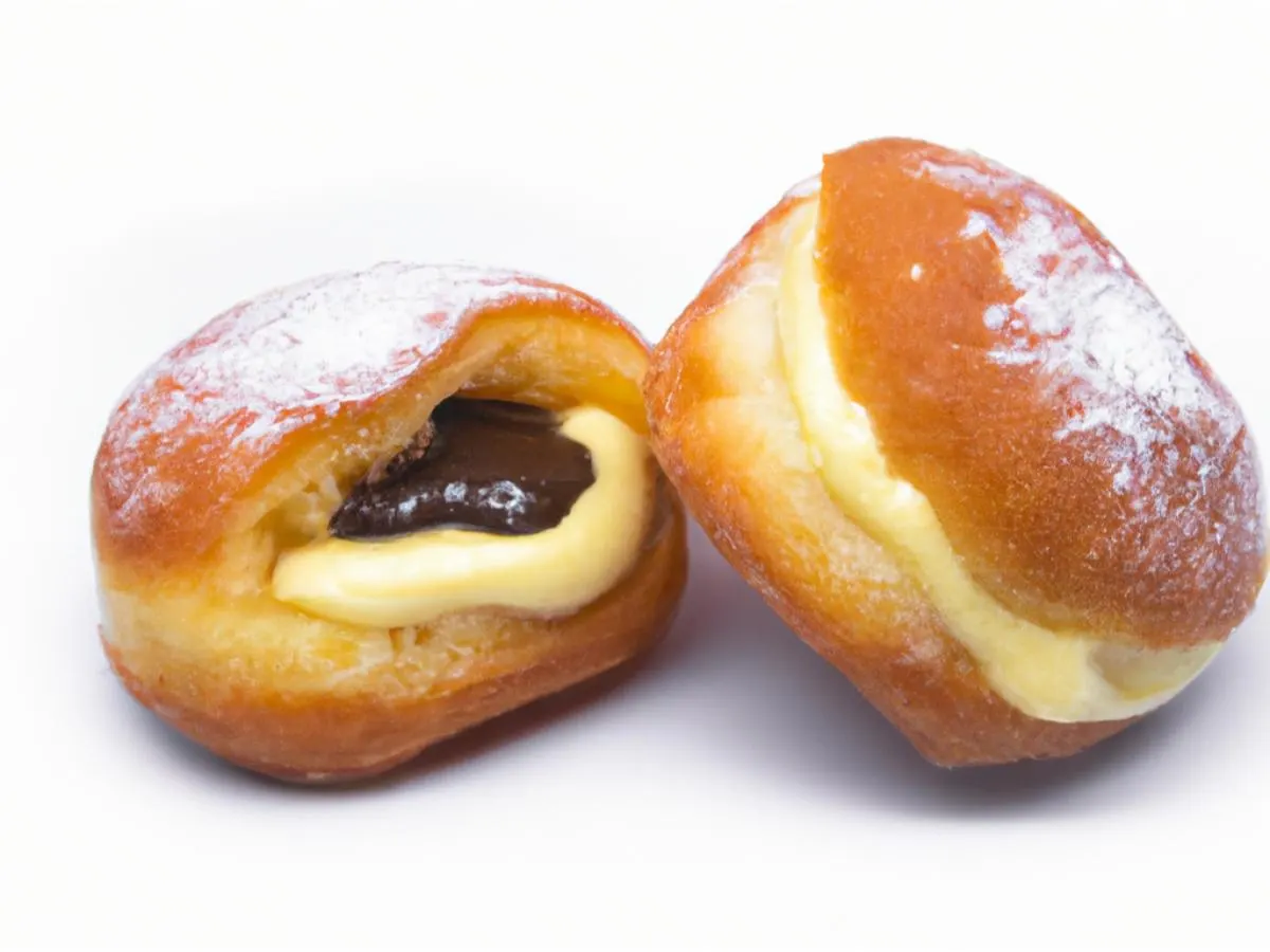Vegan Nutella + Cream Cheese Bomboloni