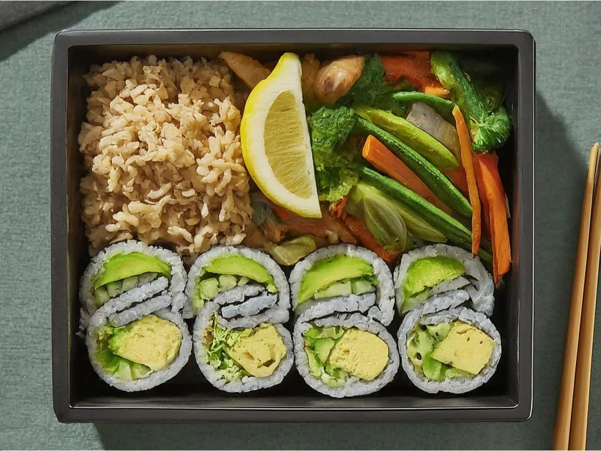 Allergen Free Vegan Sushi Roll Box