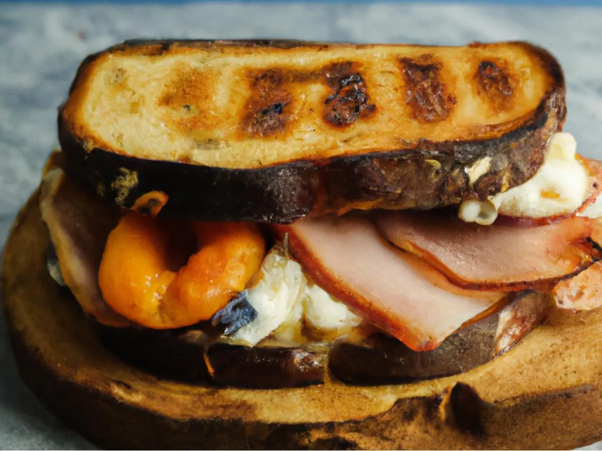 GLUTEN FREE Black Forest Ham & Brie Blue Cheese, Apricot Preserves, Grilled Sourdough Bread GLUTEN FREE Black Forest Ham & Brie Blue Cheese, Apricot Preserves, Grilled Sourdough Bread