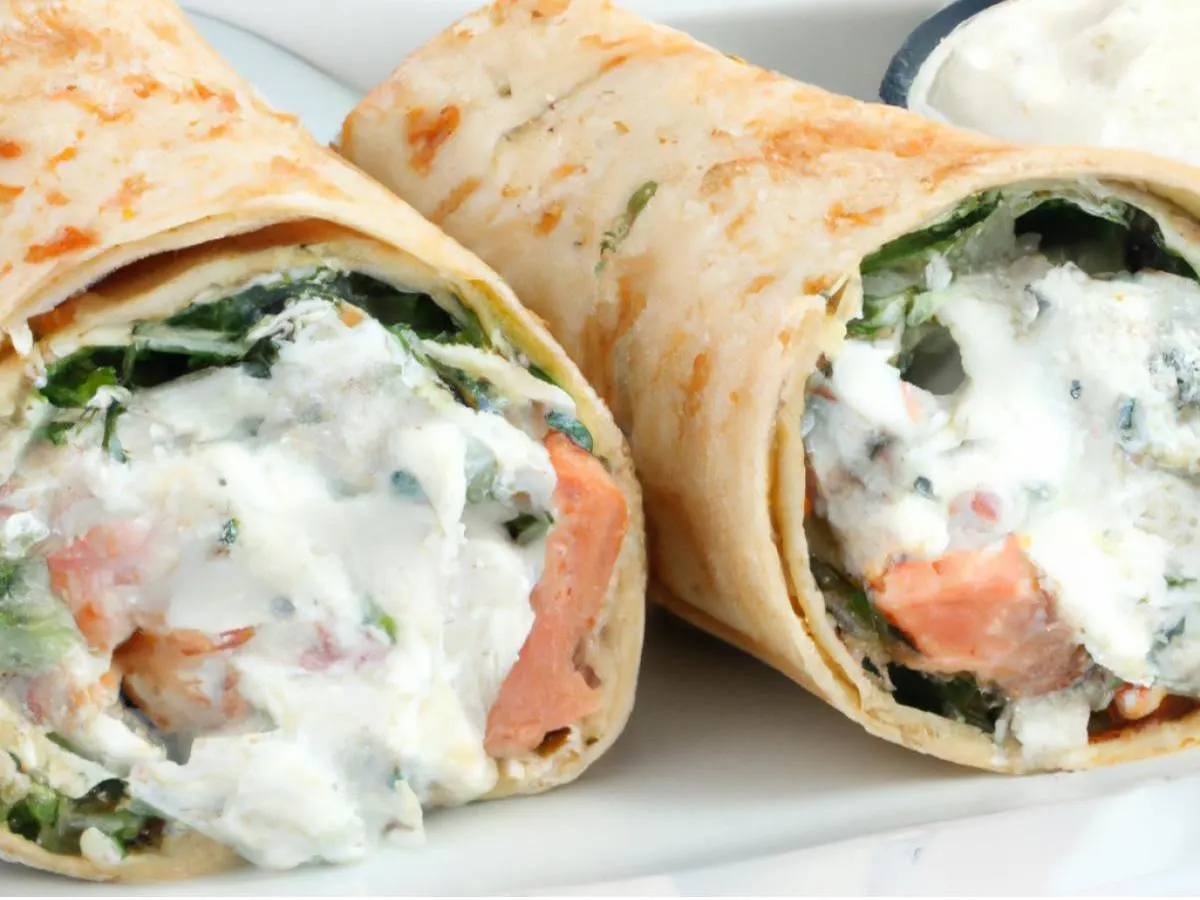 Grilled Salmon Wrap Grilled Salmon Wrap
